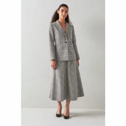 LK Bennett Pink Mya Prince Of Wales Check Blazer -LK Bennett Shop unnamed file 2800