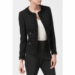 LK Bennett Black Charlee Jacket