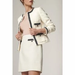 LK Bennett Cream Charlee Jacket