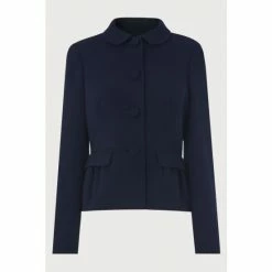 LK Bennett Blue Nolan Crop Jacket -LK Bennett Shop unnamed file 2828