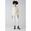 LK Bennett Cream Celeste Tweed Cropped Jacket