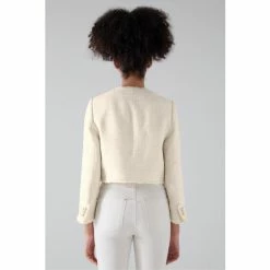 LK Bennett Cream Celeste Tweed Cropped Jacket -LK Bennett Shop unnamed file 2845