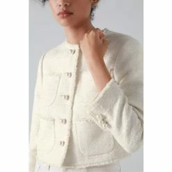 LK Bennett Cream Celeste Tweed Cropped Jacket -LK Bennett Shop unnamed file 2846