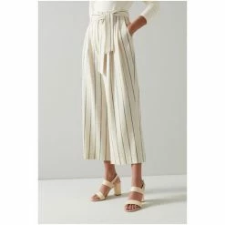 LK Bennett Almeida Cream/Blue Stripe Trousers -LK Bennett Shop unnamed file 2893