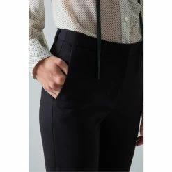 LK Bennett Halina Black Crepe Flared Tailored Trousers -LK Bennett Shop unnamed file 2902
