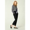 LK Bennett Black Wren Straight Leg Full Length Trousers
