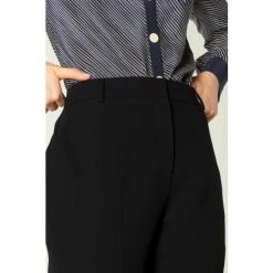 LK Bennett Black Wren Straight Leg Full Length Trousers -LK Bennett Shop unnamed file 2921