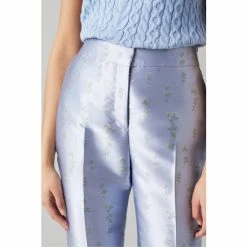 LK Bennett X Royal Ascot Blue Rosalind Satin Floral Jacquard Trousers 3 LK Bennett X Royal Ascot Blue Rosalind Satin Floral Jacquard Trousers -LK Bennett Shop unnamed file 2937