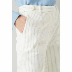 LK Bennett Bree White Pinstripe Stretch Cotton Tailored Trousers -LK Bennett Shop unnamed file 2941