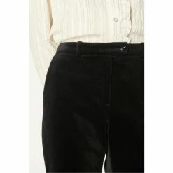 LK Bennett Evelina Black Velvet Flared Trousers -LK Bennett Shop unnamed file 2956