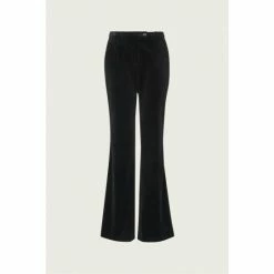 LK Bennett Evelina Black Velvet Flared Trousers -LK Bennett Shop unnamed file 2957