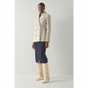 LK Bennett Cream Anouk Recycled Wool Peacoat