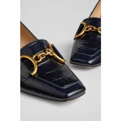 LK Bennett Samantha Blue Croc Effect Leather Snaffle Detail Courts -LK Bennett Shop unnamed file 3