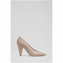 LK Bennett Natural Micaela Taupe Leather Cone Heel Courts -LK Bennett Shop unnamed file 300