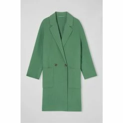 LK Bennett Green Eden Double-Faced Wool Coat -LK Bennett Shop unnamed file 3022