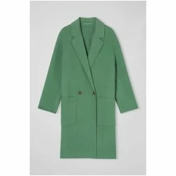 LK Bennett Green Eden Double-Faced Wool Coat -LK Bennett Shop unnamed file 3023
