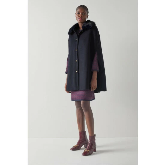 unnamed-file-3026.jpg LK Bennett Myrtle Recycled Wool-Blend Faux Fur Black Cape -LK Bennett Shop unnamed file 3026