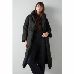 LK Bennett Moritz Sleeping Bag Black Coat