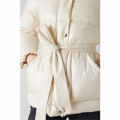LK Bennett Cream Morzine Short Belted Puffer Coat -LK Bennett Shop unnamed file 3063