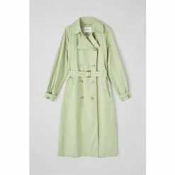 LK Bennett Mint Green Andie Cotton Trench Coat -LK Bennett Shop unnamed file 3086