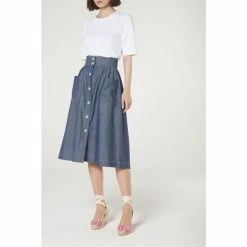 LK Bennett White Saigon Jersey Top