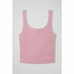 LK Bennett Pink Monmouth Ribbed Merino Wool Vest -LK Bennett Shop unnamed file 3184