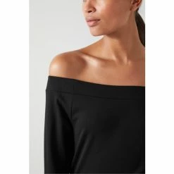 LK Bennett Eden Jersey Bardot Top Cream -LK Bennett Shop unnamed file 3193