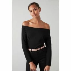 LK Bennett Eden Jersey Bardot Top Cream -LK Bennett Shop unnamed file 3194