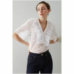 LK Bennett Rose White Cotton Broderie Anglaise Top -LK Bennett Shop unnamed file 3210