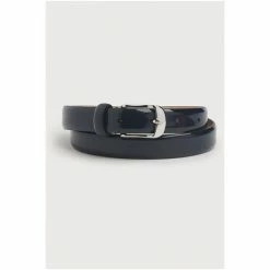 LK Bennett Gunders Navy Blue Patent Leather Belt -LK Bennett Shop unnamed file 3219