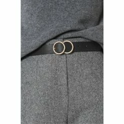 LK Bennett Womens Black Georgia Belt -LK Bennett Shop unnamed file 3238