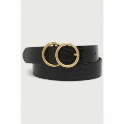 LK Bennett Black Georgia Belt