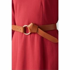 LK Bennett Brown Bella Leather Waist Belt With Front O Ring -LK Bennett Shop unnamed file 3244