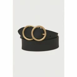 LK Bennett Black Georgina Wide Circle Belt -LK Bennett Shop unnamed file 3248