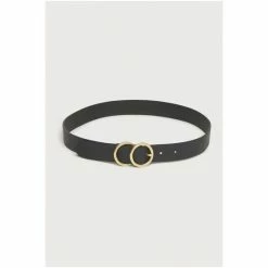 LK Bennett Black Georgina Wide Circle Belt -LK Bennett Shop unnamed file 3249