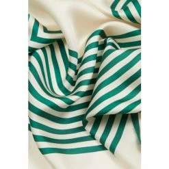 LK Bennett Green Nicole Silk Scarf -LK Bennett Shop unnamed file 3261