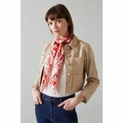 LK Bennett Lyla Red English Rose Print Silk Scarf -LK Bennett Shop unnamed file 3266