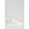 LK Bennett LK Bennet White Campbell Quilted Trainers
