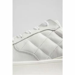 LK Bennett LK Bennet White Campbell Quilted Trainers -LK Bennett Shop unnamed file 3284