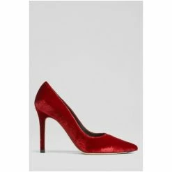 LK Bennett Fern Red Velvet Pointed Toe Court Shoes -LK Bennett Shop unnamed file 330
