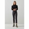 LK Bennett Ella Black Denim Straight Leg Jeans
