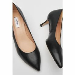 LK Bennett Audrey Black Leather Kitten Heel Courts -LK Bennett Shop unnamed file 353