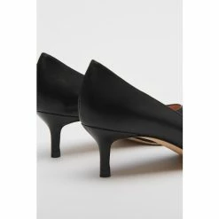 LK Bennett Audrey Black Leather Kitten Heel Courts -LK Bennett Shop unnamed file 354