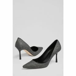 LK Bennett Leilani Black Glitter Pointed Toe Courts -LK Bennett Shop unnamed file 373