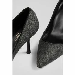 LK Bennett Leilani Black Glitter Pointed Toe Courts -LK Bennett Shop unnamed file 374