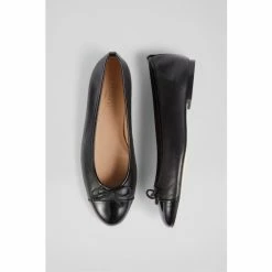 LK Bennett Kara Black Leather And Patent Toe Cap Ballerina Flats -LK Bennett Shop unnamed file 388