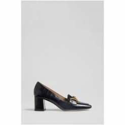 LK Bennett Samantha Blue Croc Effect Leather Snaffle Detail Courts -LK Bennett Shop unnamed file 4