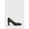 LK Bennett Black Winola Block Heel Pumps