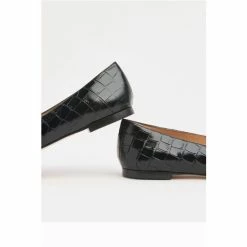 LK Bennett Black Phyllis Square Toe Loafers -LK Bennett Shop unnamed file 409