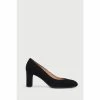 LK Bennett Winola Black Suede Closed Courts